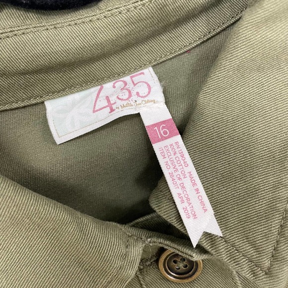 Matilda Jane Moments With You Fringe Printed Letterman Jacket Girls 16 - Picture 6 of 7